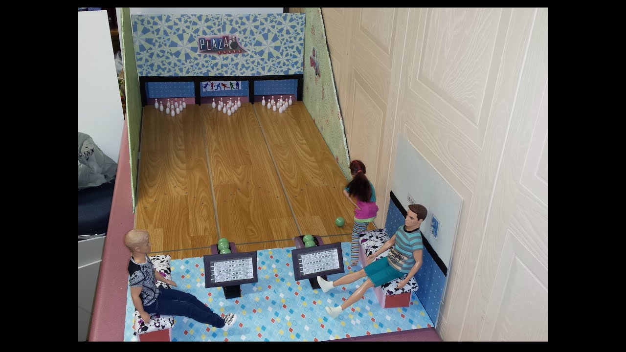 DIY Doll Bowling Alley