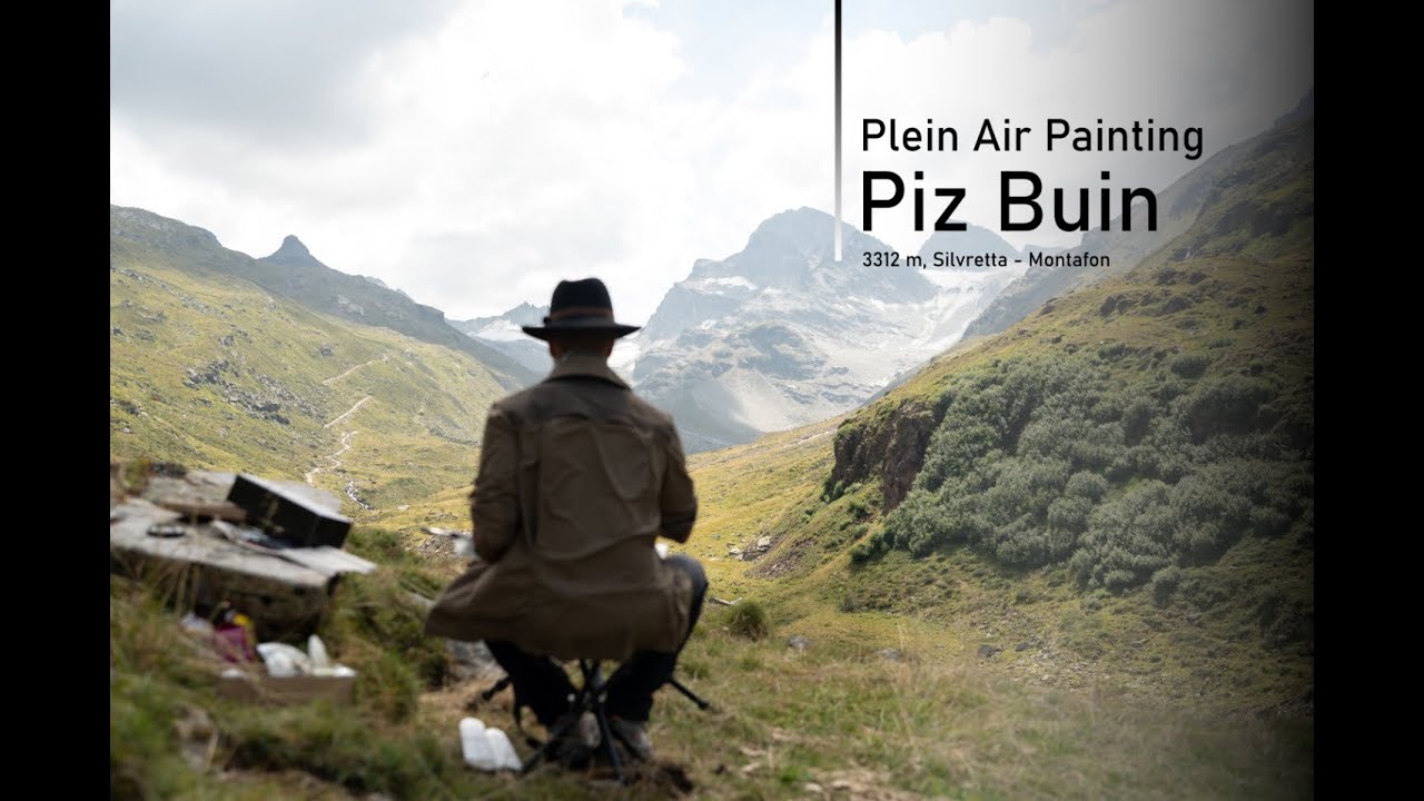 Plein Air Painting - Piz Buin - Silvretta - Montafon