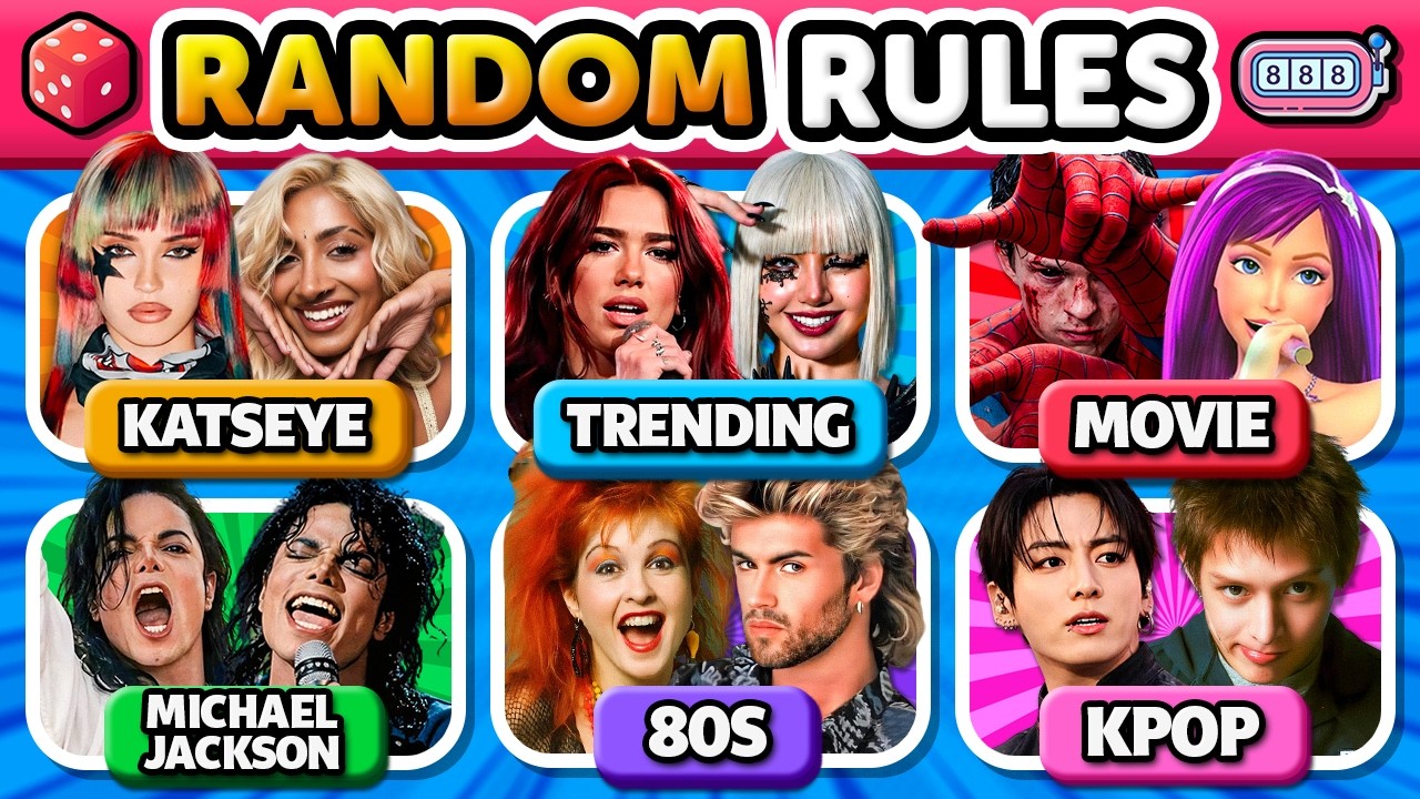 Save One Song 🎶RANDOM Rules 🔥 | SPIDER-MAN, Katseye, KPop,...