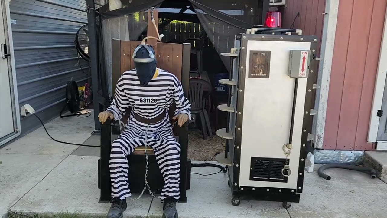 Halloween Animatronic Pneumatic Electric Chair.