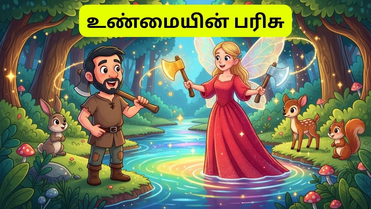 🌟 உண்மையின் பரிசு 💛 நேர்மையின் சக்தி சொல்லும் அழகான Tamil Story ✨Kids Moral Story🌟: Bunny Kids🐰