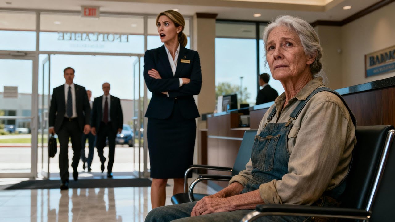 Bank Manager Makes Elderly Farmer Wait 2 Hours — Her Face Drops When Board Members Walk In