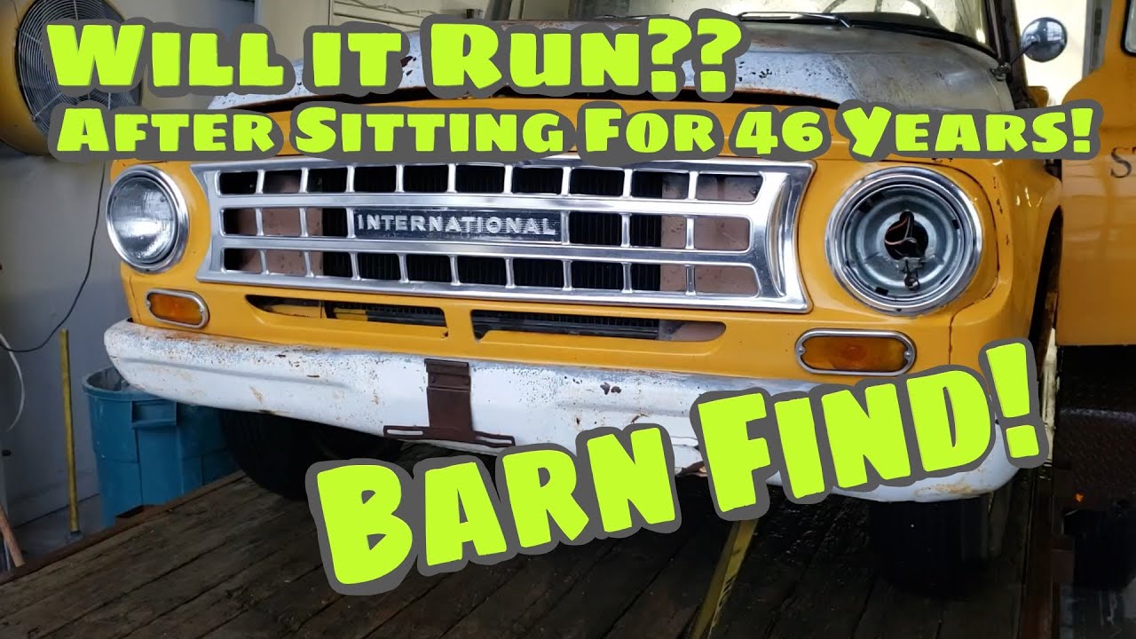 Ban Find! Will it Run?? 1963 International C1000 Pickup Truck. Sitting In The Weeds For 46 Years