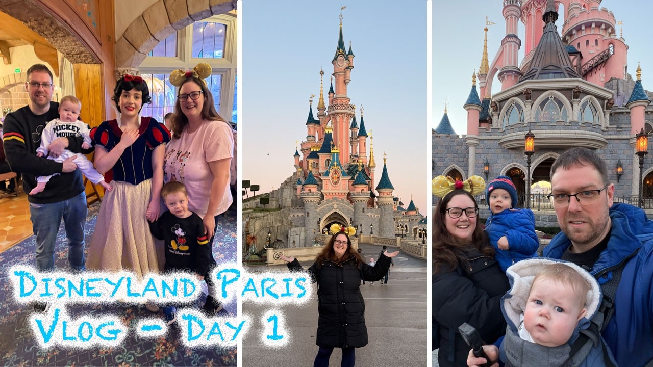 Disneyland Paris Vlog Day 1 👸🏼 Breakfast with Princesses 🏰 Disneyland Park 🎢 Disney Adventure World