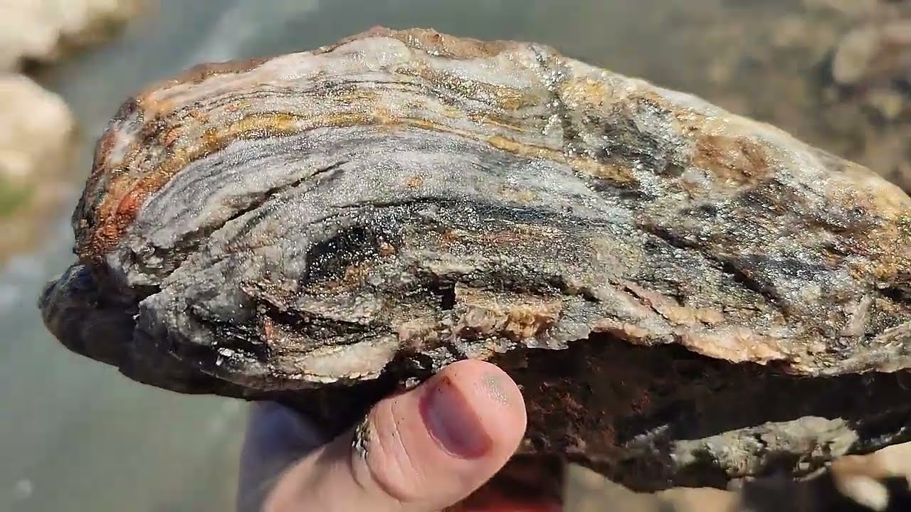 &Aacute;gata Bandeada y Cuarzo: Tesoros Ocultos del R&iacute;o