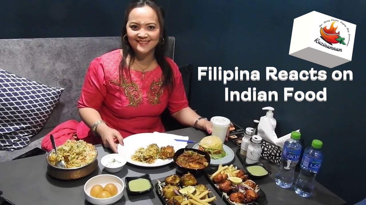 Filipina reacting on Indian food, Kuwait Dajeej Food Court Lazeez Corner Indian restaurant in Kuwait
