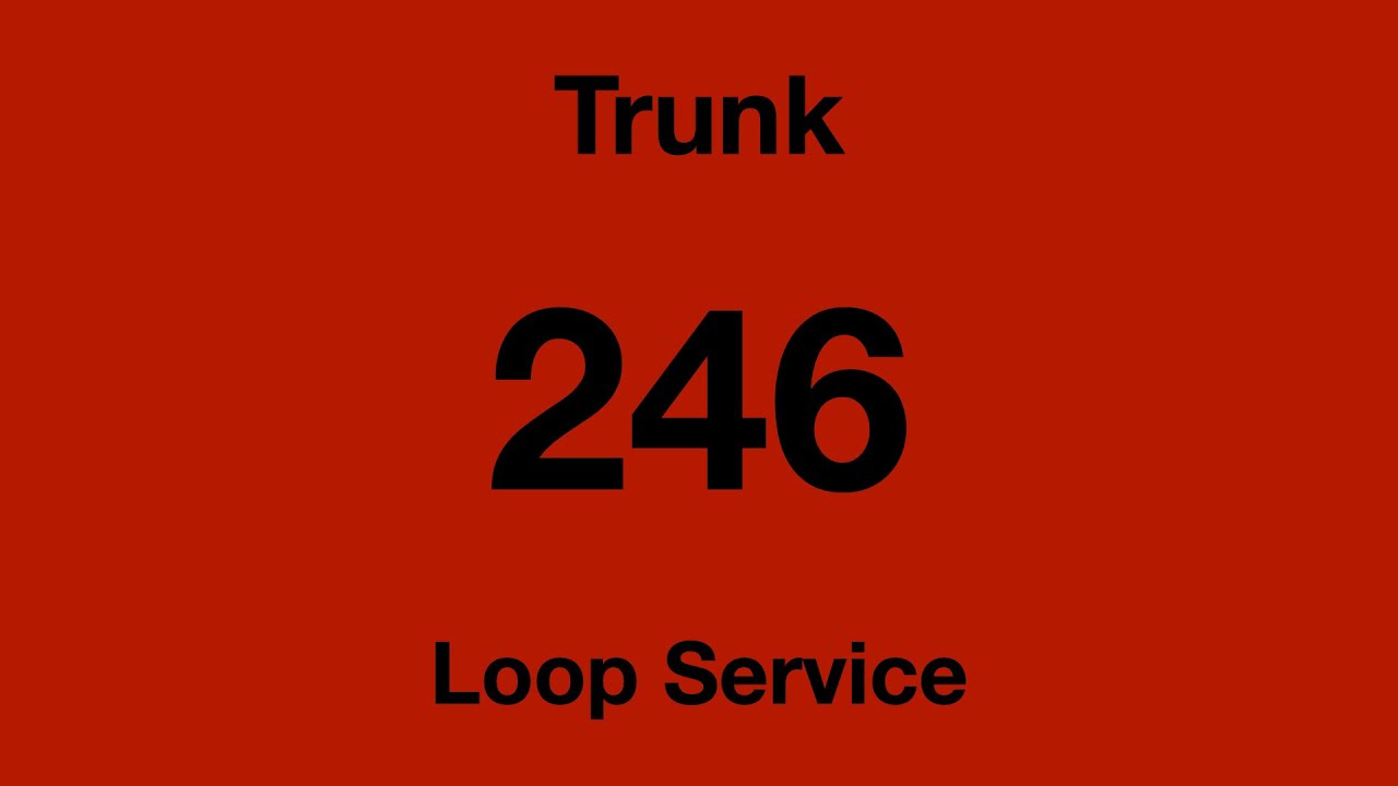 [SMRT Buses] Trunk Bus Service 246 Hyperlapse