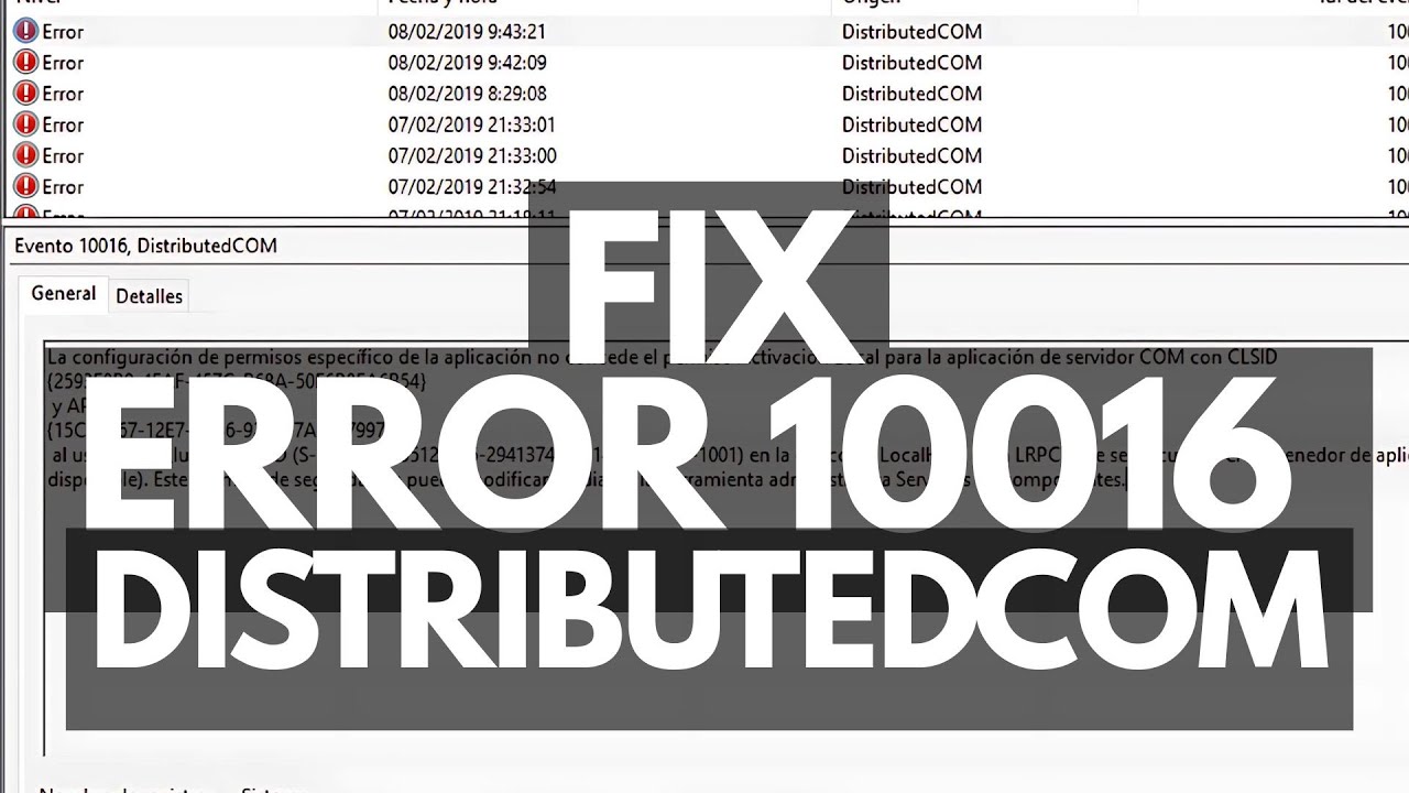 Fix DistributedCOM Event ID 10016 Error in Windows 10 / Windows 11 - EASY FIX 🔥🕷️