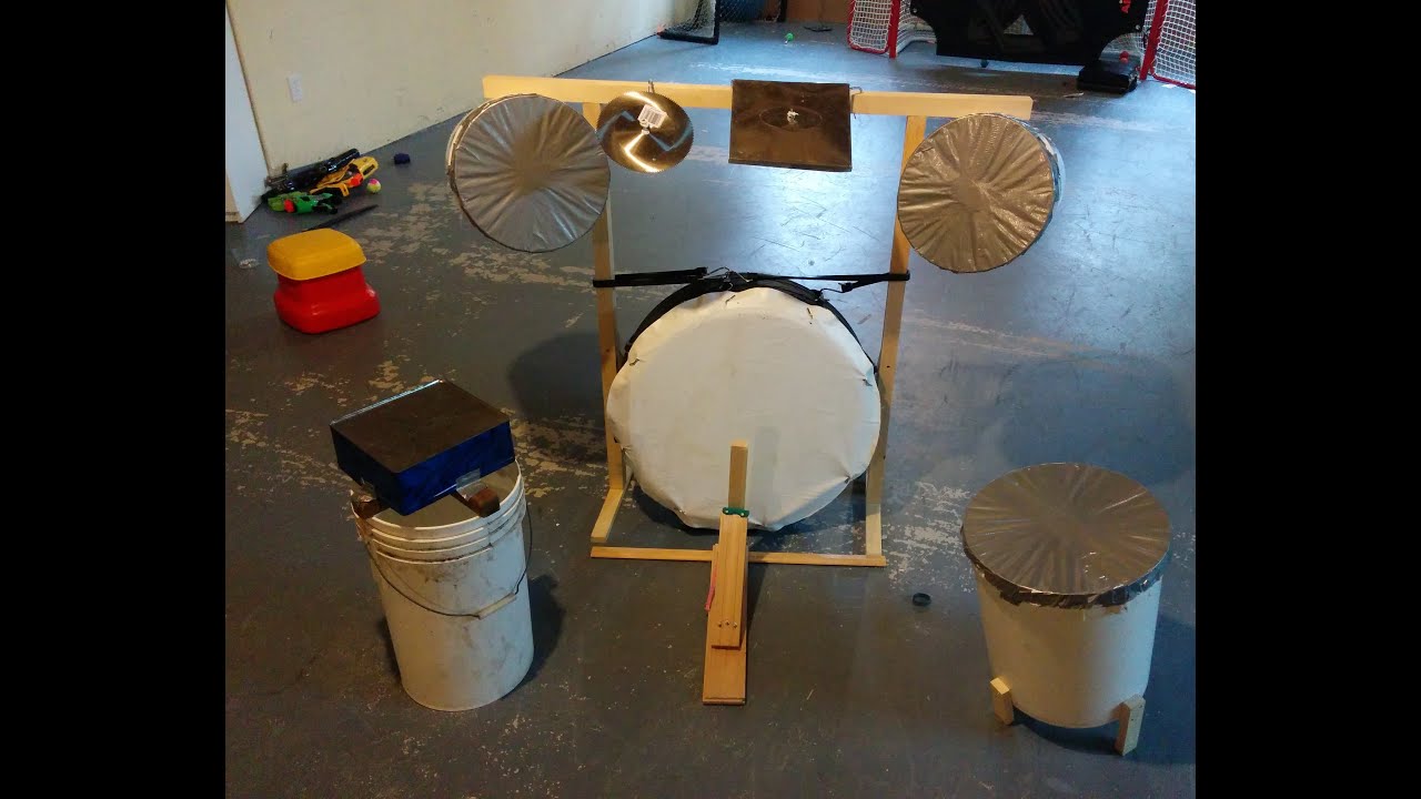 How to make a homemade drum set