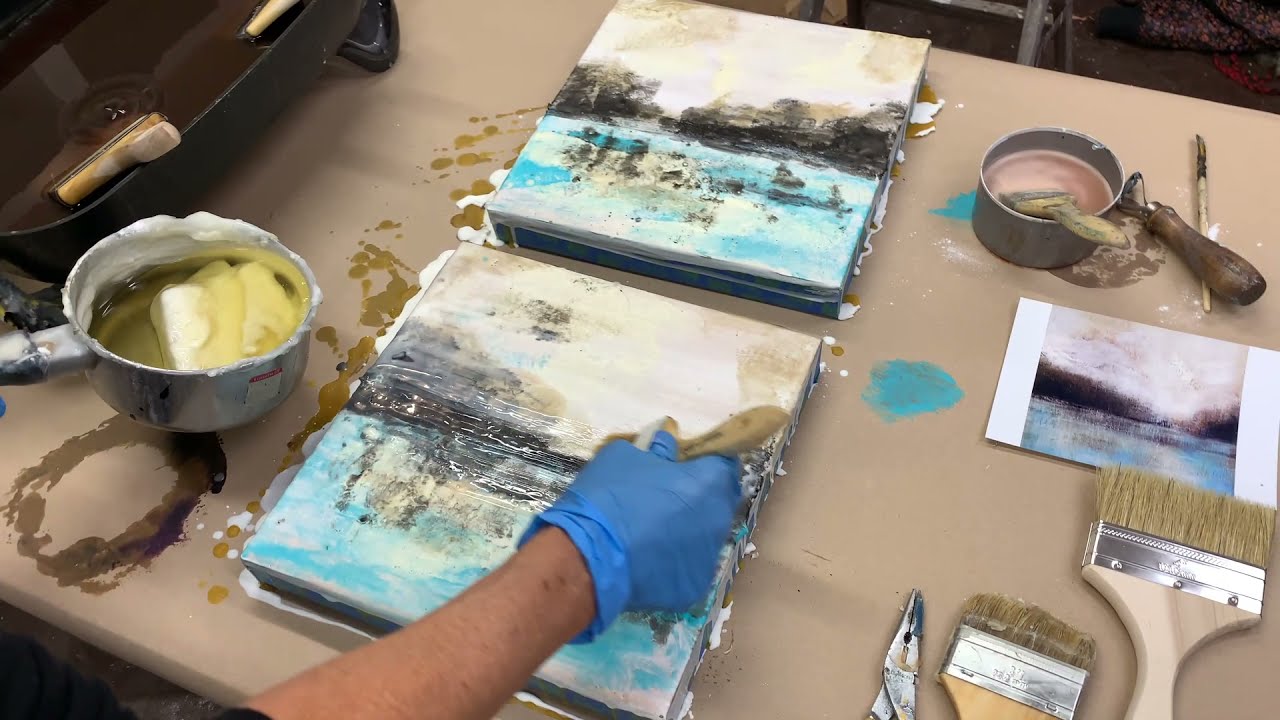 Start to Finish: Fusing and Layering | Encaustic Painting Tutorial