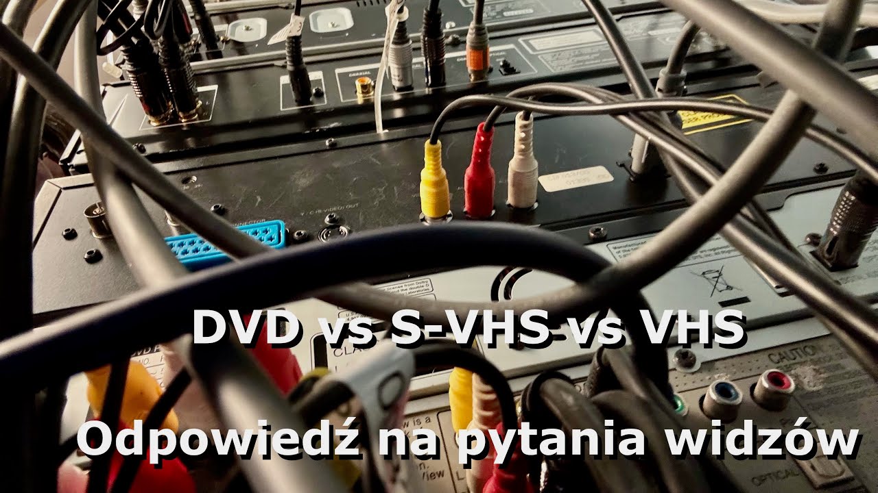 DVD vs SVHS vs VHS: Ostateczne POR&Oacute;WNANIE JAKOŚCI! Z S-Video i Composite (Odpowiedź na Komentarze)