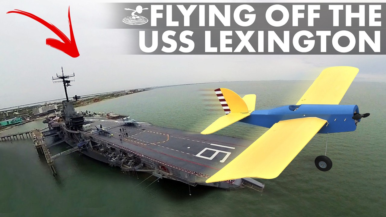Насколько сложно совершить взлёт с авианосца USS Lexington?