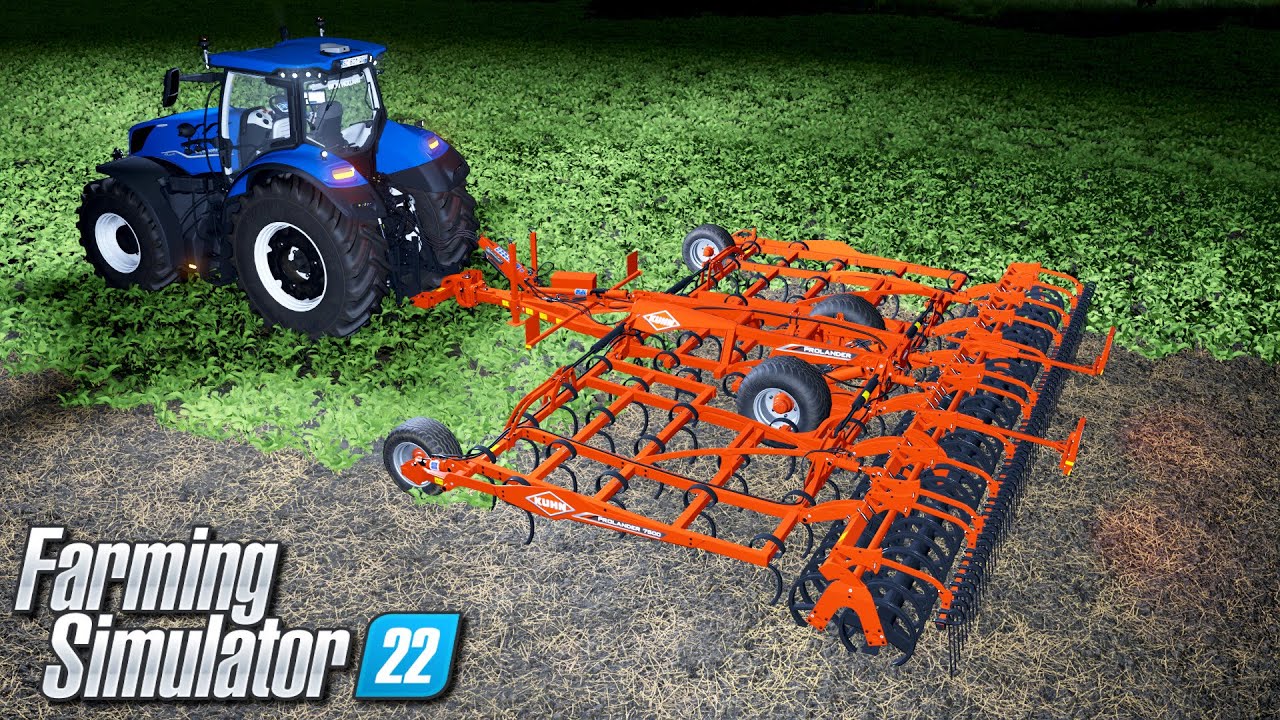 Kultywatorowanie poplonu - Farming Simulator 22 | #47