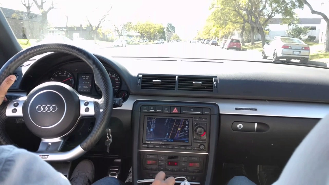 AMD Supercharged B7 RS4 - launch control launch