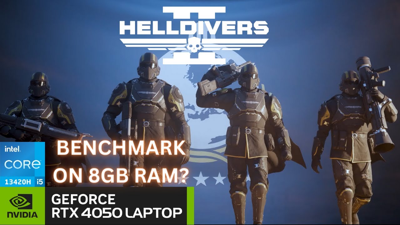 Helldivers 2 Benchmark on Intel i5-13420H RTX 4050 Laptop | Lenovo LOQ 15 IRH8 8HID