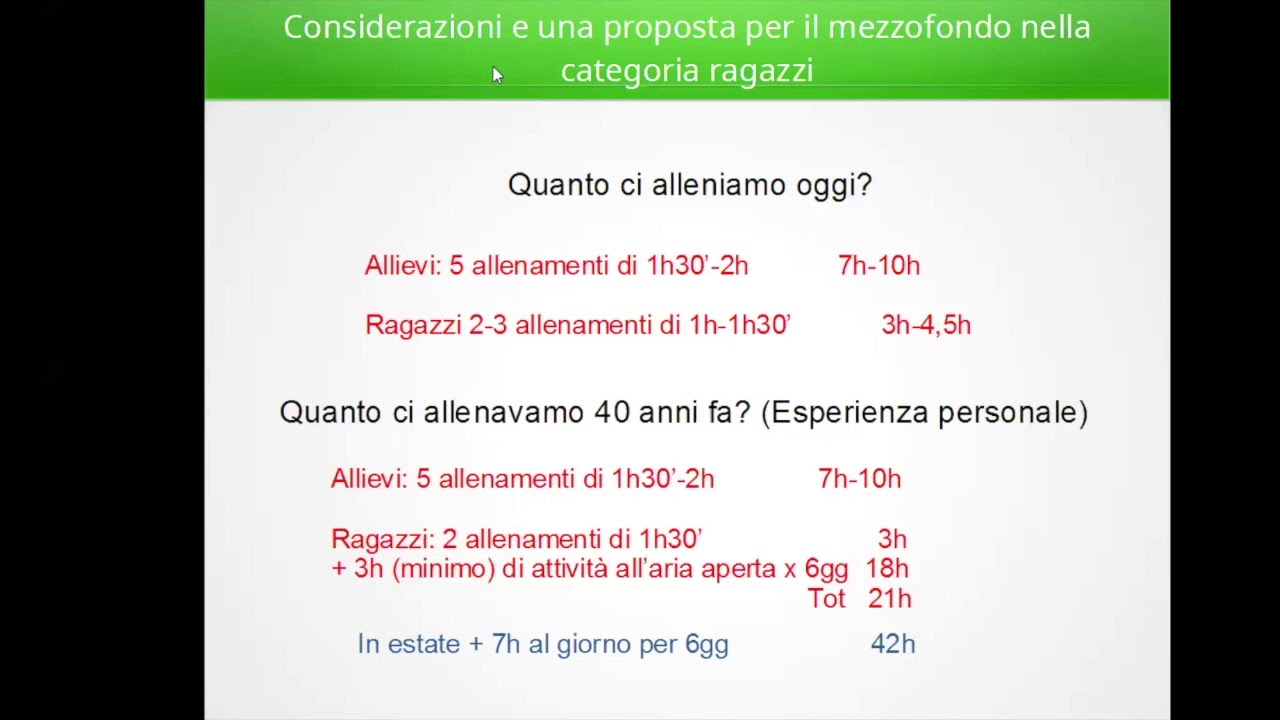 Considerazioni ed una proposta per il mezzofondo per la categoria ragazzi
