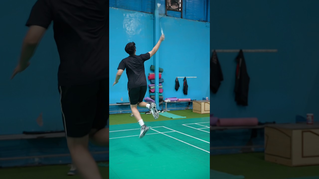 Every badminton academy has that one player…🏸🤫