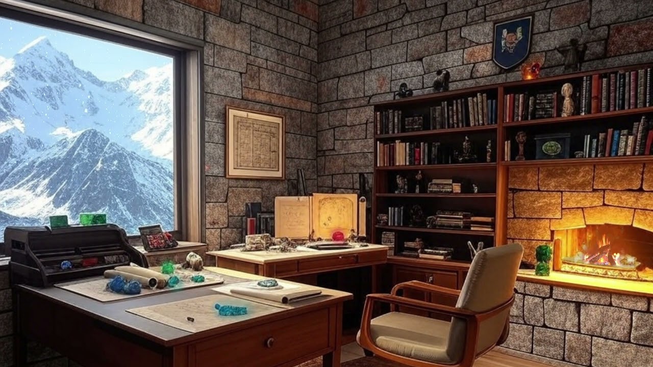 Navani's Office Ambience | Stormlight Archive Inspired Fantasy Sounds for Studying (1 Hour)