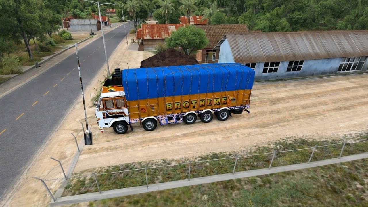 OVER-LOAD TRUCK 🚛 + SINGLE ROAD = SAANS ROK DENE WALA SCENE 😰