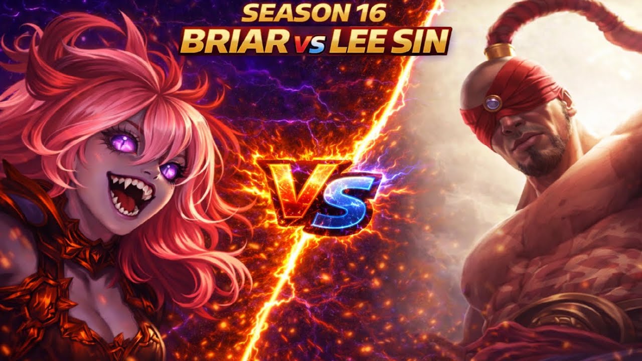 Briar VS Lee Sin - Jungle Gameplay