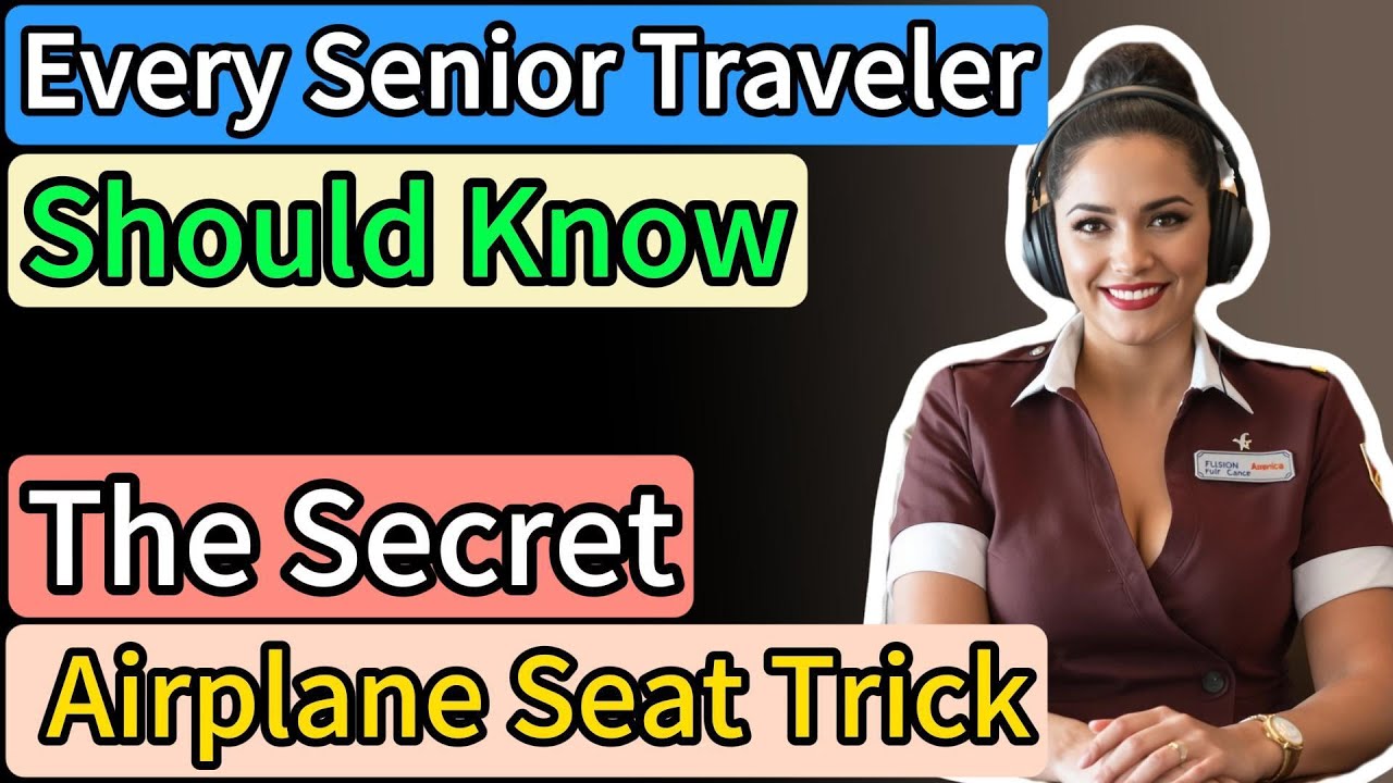 The Secret Airplane Seat Trick Every Senior Traveler Should Know
