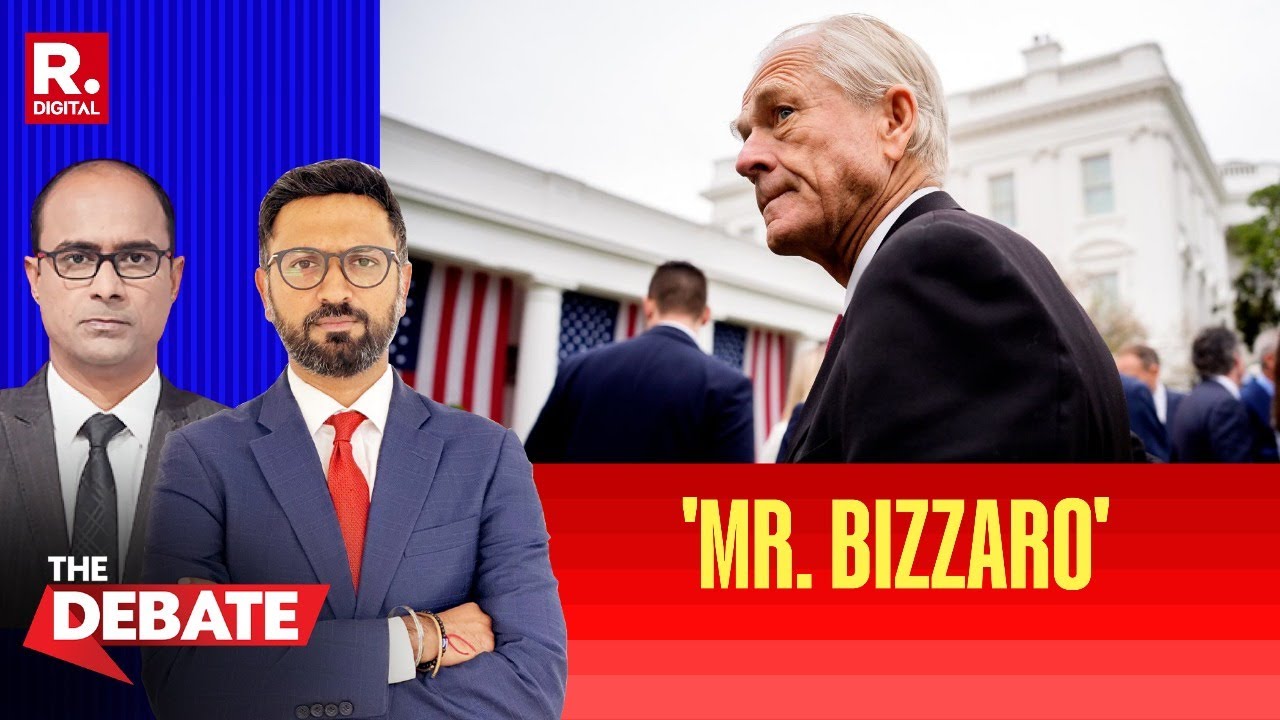 Pro Trump Guest Can't Stop Laughing As Deepak Vohra Calls Navarro As 'Bizarro' On The Debate