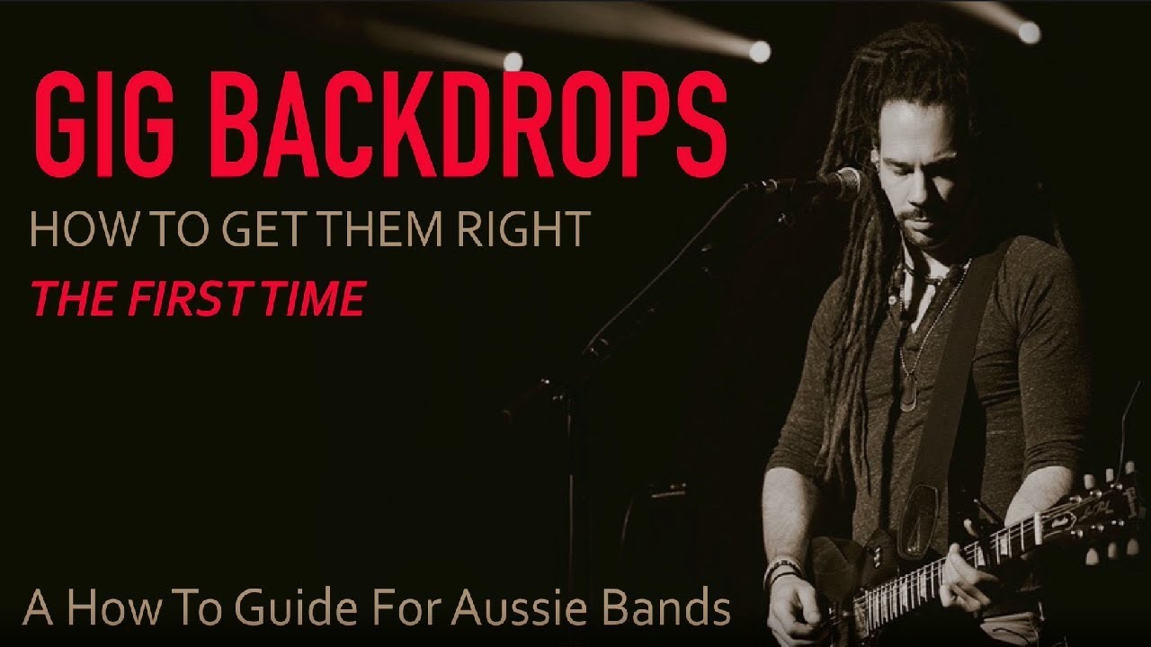 Band Backdrops Guide | How to Get Your Backdrop Right