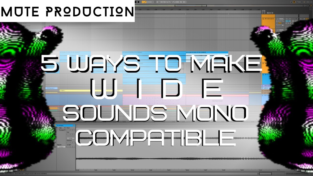 [Ableton tutorial] 5 ways to make wide sounds mono compatible