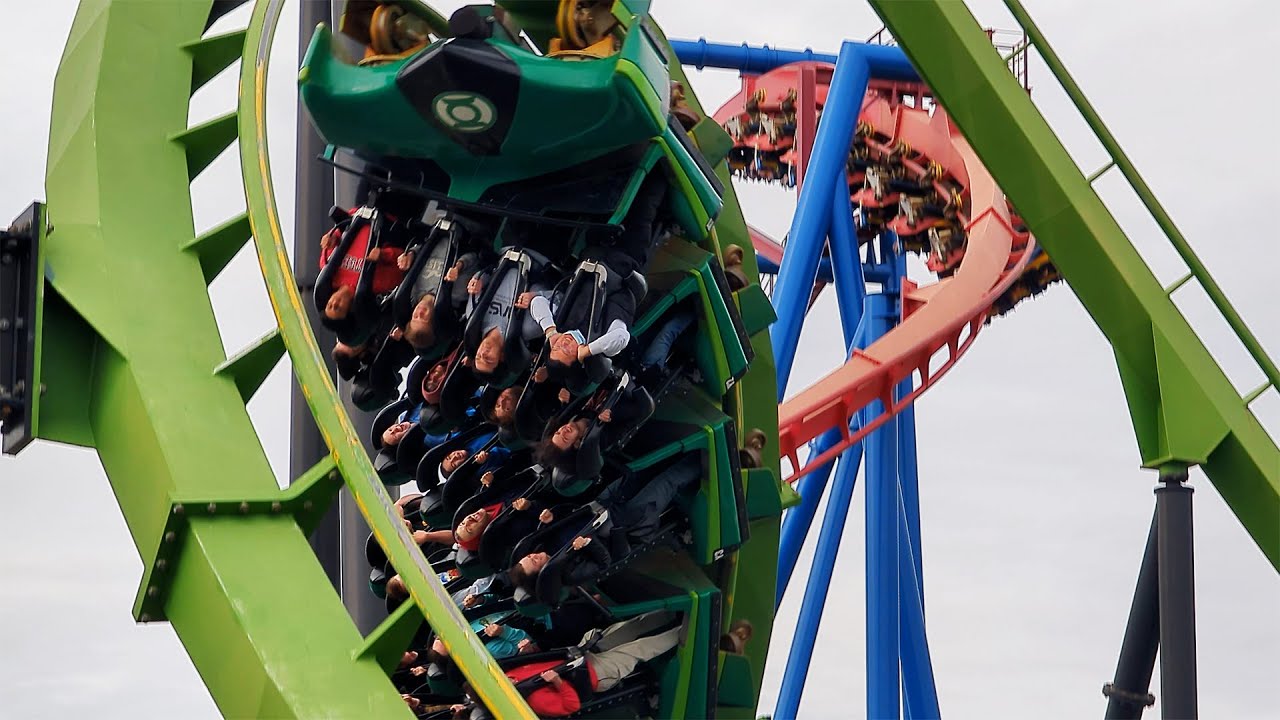 Green Lantern Off-Ride Footage from Last Operating Weekend - Six Flags Great Adventure, no copyright
