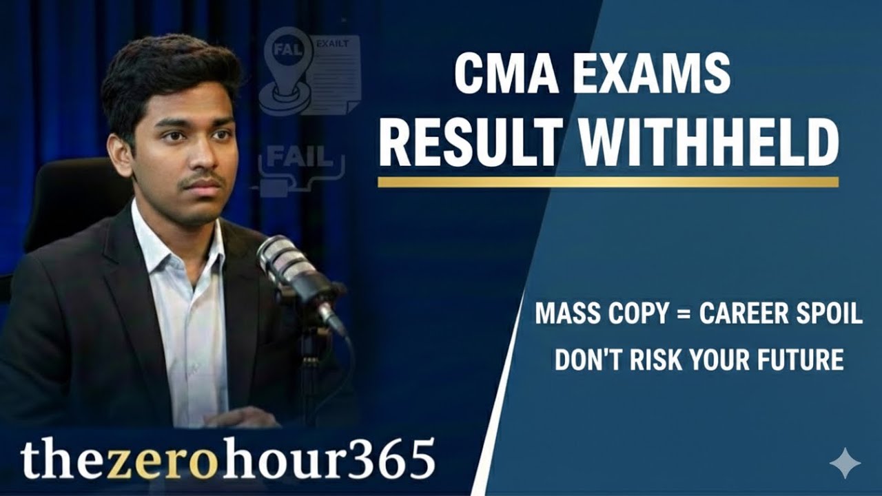 Before appearing CMA Exams, watch this | Based on real incidents | @thezerohour_cma 