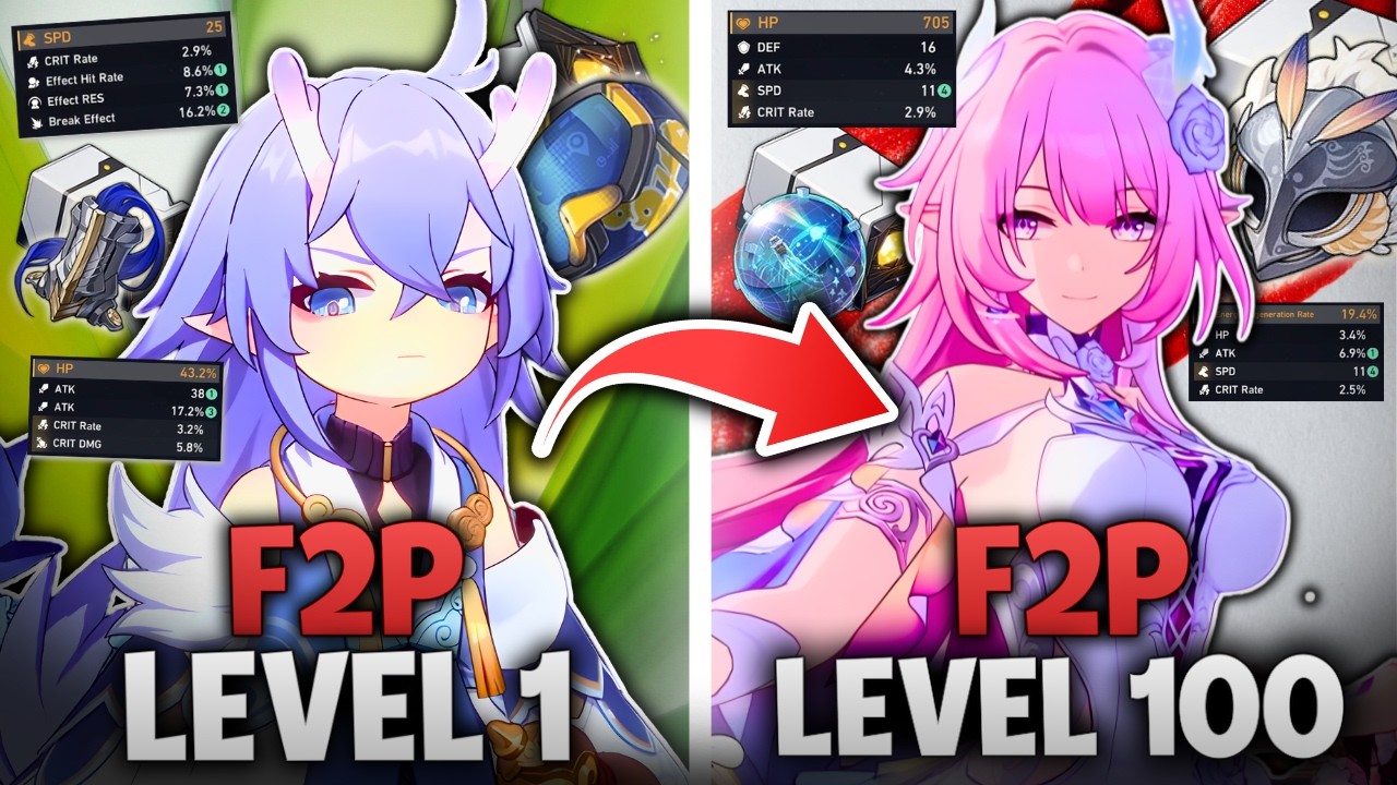 From Greedy and Stupid, To Rank #1 F2P Account | Honkai: Star Rail