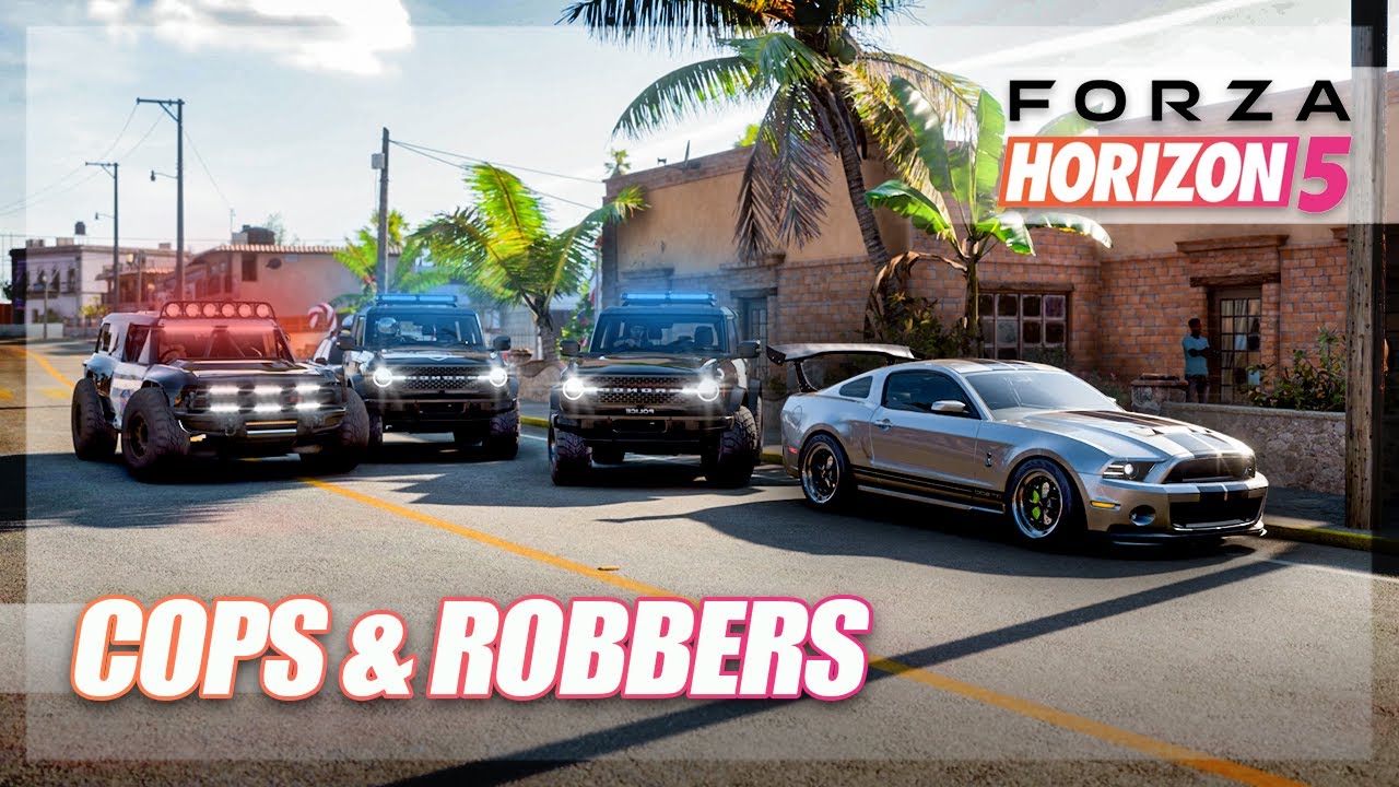 Forza Horizon 5 — Копы и грабители! (Мини-игры и случайное развлечение)