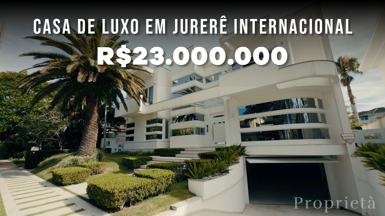 Casa de luxo com dois terrenos em Jurerê Internacional !