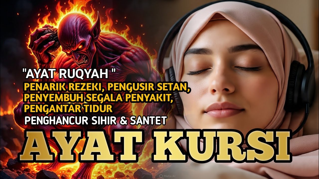 Dzikir Penarik Rezeki, Penenang Hati & Pikiran Ayat Kursi Pengusir Setan Dan Jin
