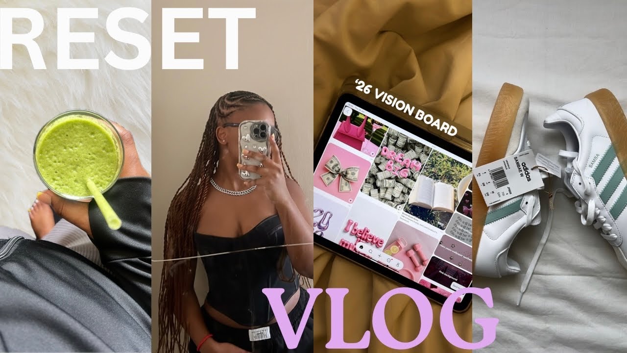 New Year Reset 2026✨| Vision Board, Organising, Shopping & More 