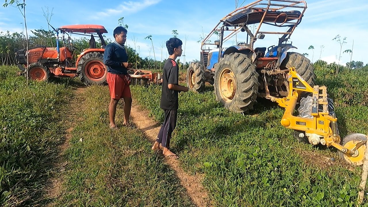 M95.M70.L47.ออกงานพร้อมกันทั้งตัดทั้งไถแบบเต็มระบบ