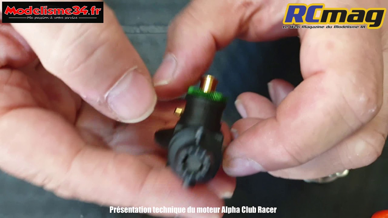 Decouverte technique du moteur Alpha 21 Club Racer - Voiture RC modélisme