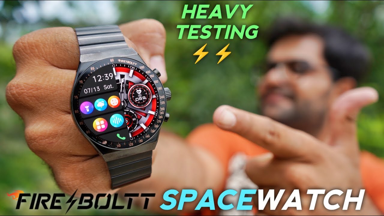 Космические часы Fire-Boltt с дисплеем AMOLED ⚡⚡ Роскошные смарт-часы из нержавеющей стали ⚡⚡ Тяж...