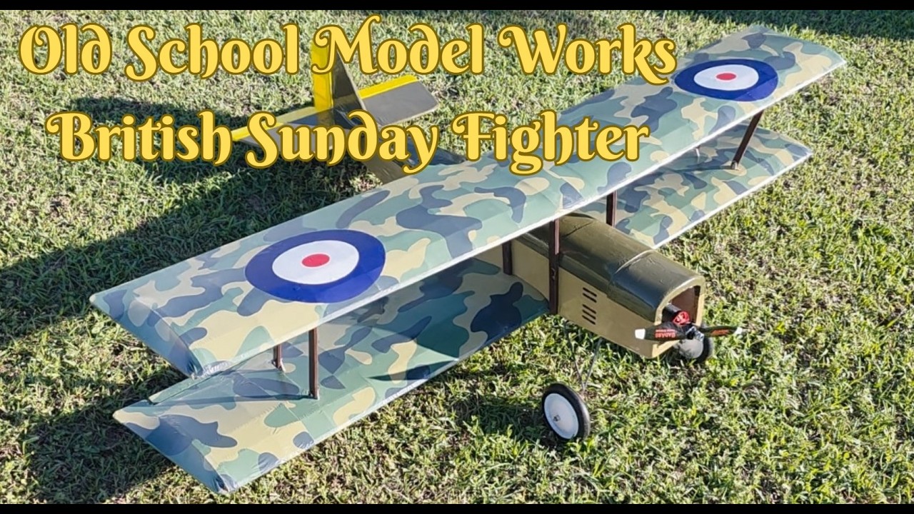 Та-да! Моя сборка модели Old School Model Works Bristol Spadport завершена. #rcplane #rcflying #d...