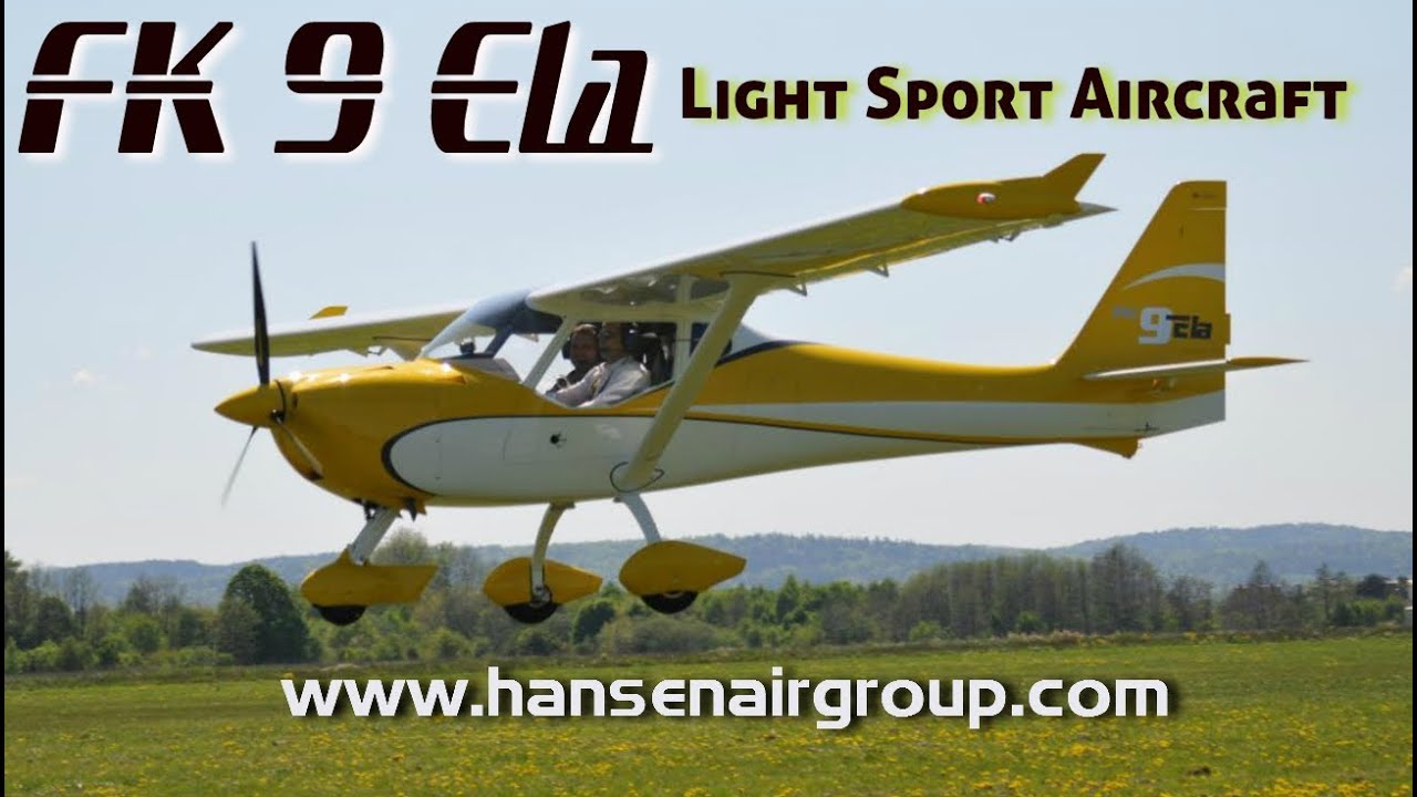 Fk Lightplanes - Fk9 ELA light sport aircraft.