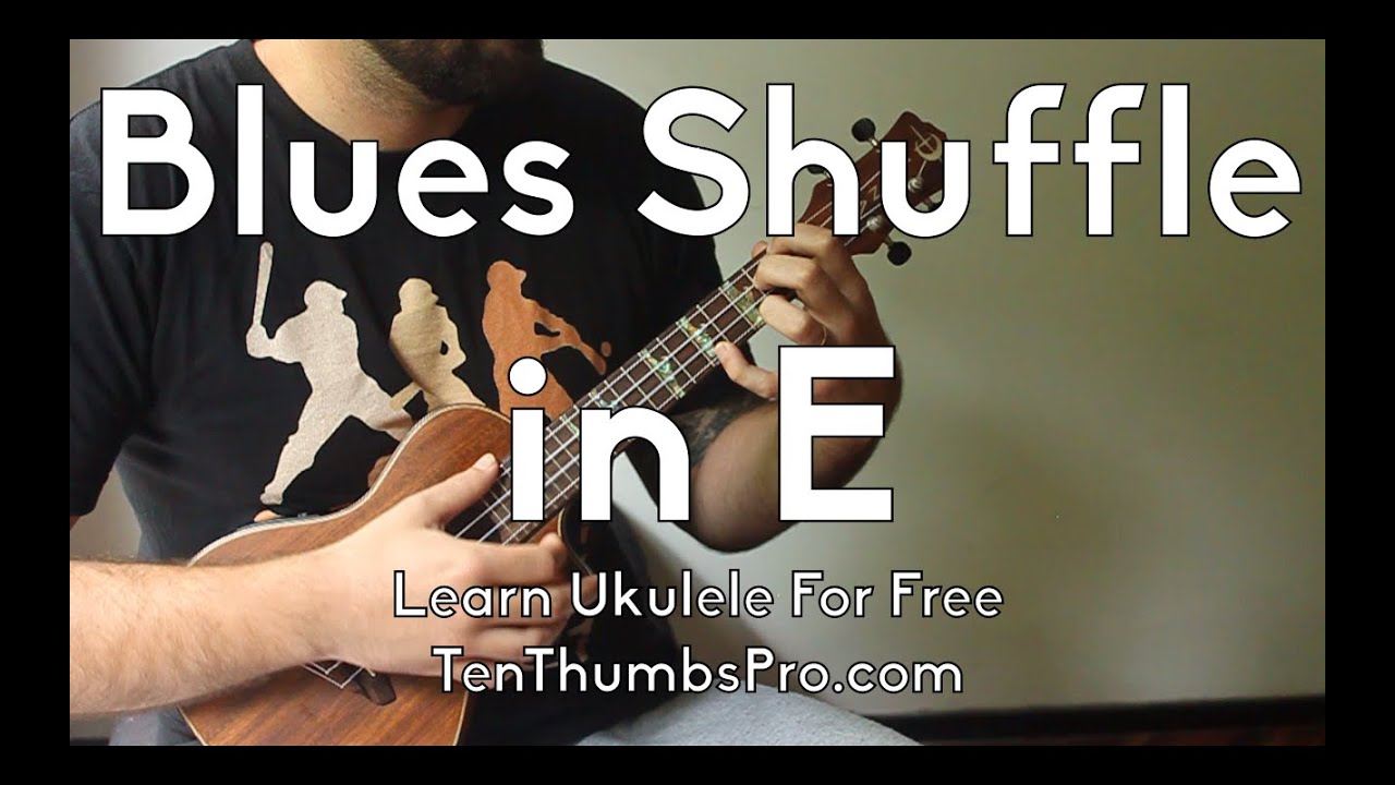 How to play Ukulele Blues - Blues shuffle in E - Beginner Ukulele Blues Tutorial