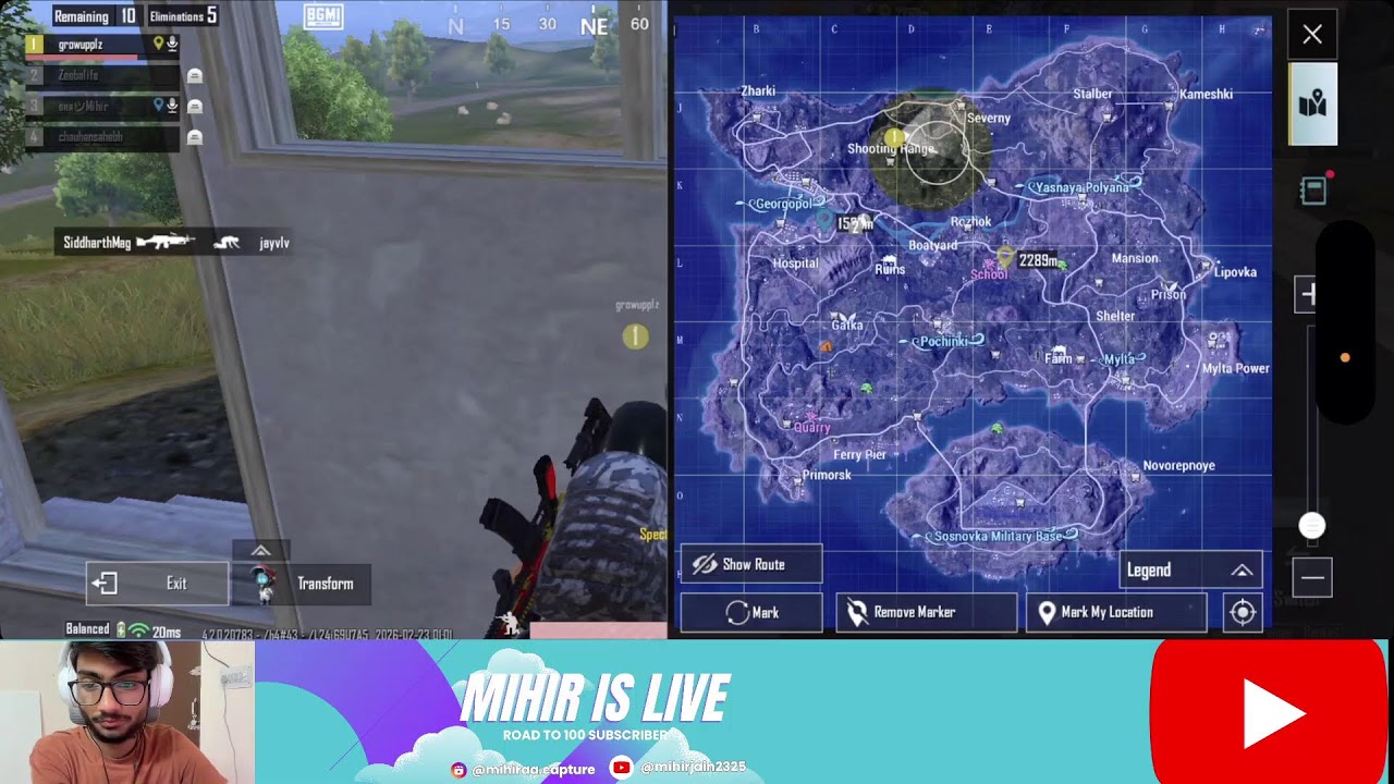 mihir is live rush gameplay