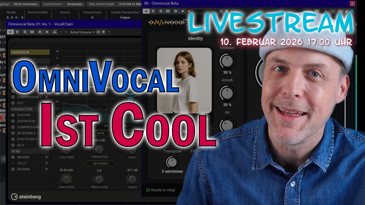 Livestream: Was kannst Du mit Omnivocal machen? Wir machen einen Protest-Song über's Wetter