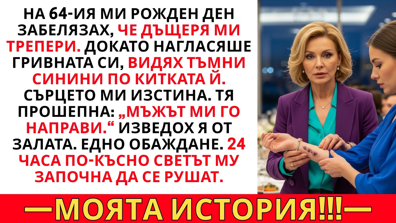 НА 63-ИЯ МИ РОЖДЕН ДЕН ДЪЩЕРЯ МИ ИЗВИКА: „МАМО!“ — КАТО ВИДЯХ СИНИНИТЕ, КРЪВТА МИ ЗАВРЯ
