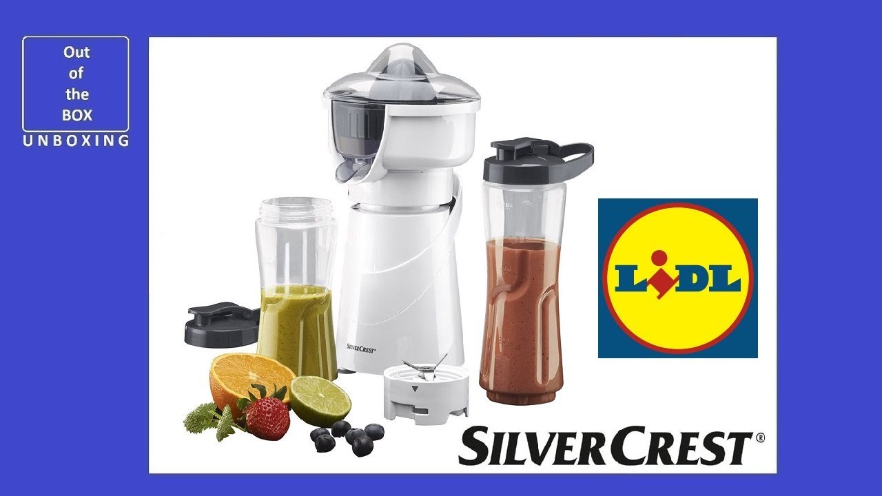 SilverCrest Smoothie Maker SSMZ 300 A1 UNBOXING (Lidl 2-in-1 400ml 600ml 300W)