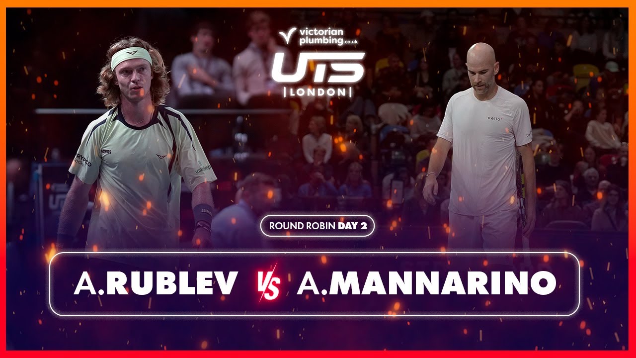 Rublo Andrey Rublev - Manna Adrian Mannarino | Victorian Plumbing UTS London Grand Final