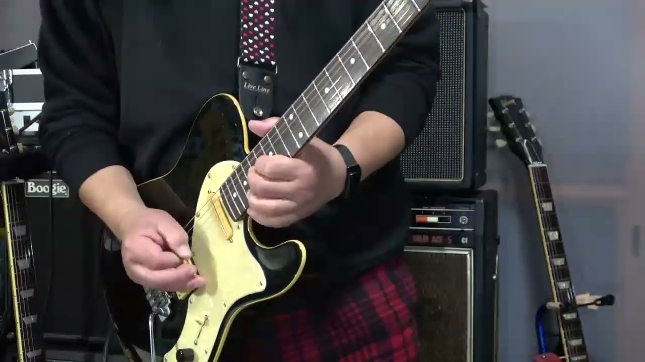 【kissy's Guitar Collections】Bill Lawllence BTL 4R80改 トレモロアーム付きのテレキャスター　一発撮り 即興アドリブギター 004