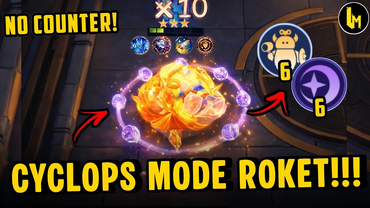 CYCLOPS MODE ROKET ❗6 TOY 6 STARGAZER ❗ MAGIC CHESS GO GO ‼️