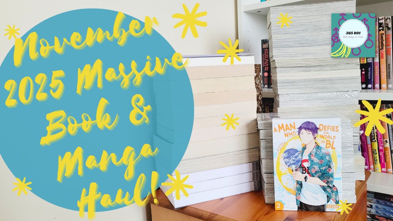 November 2025 MASSIVE Manga & Book Haul!