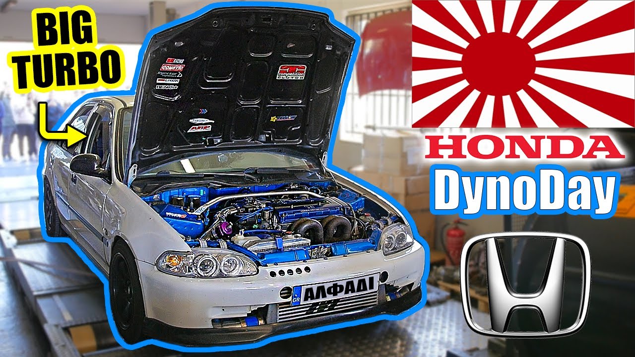 🇯🇵DYNODAY Μόνο Honda! Δυναμομέτρηση Αυτοκινήτων